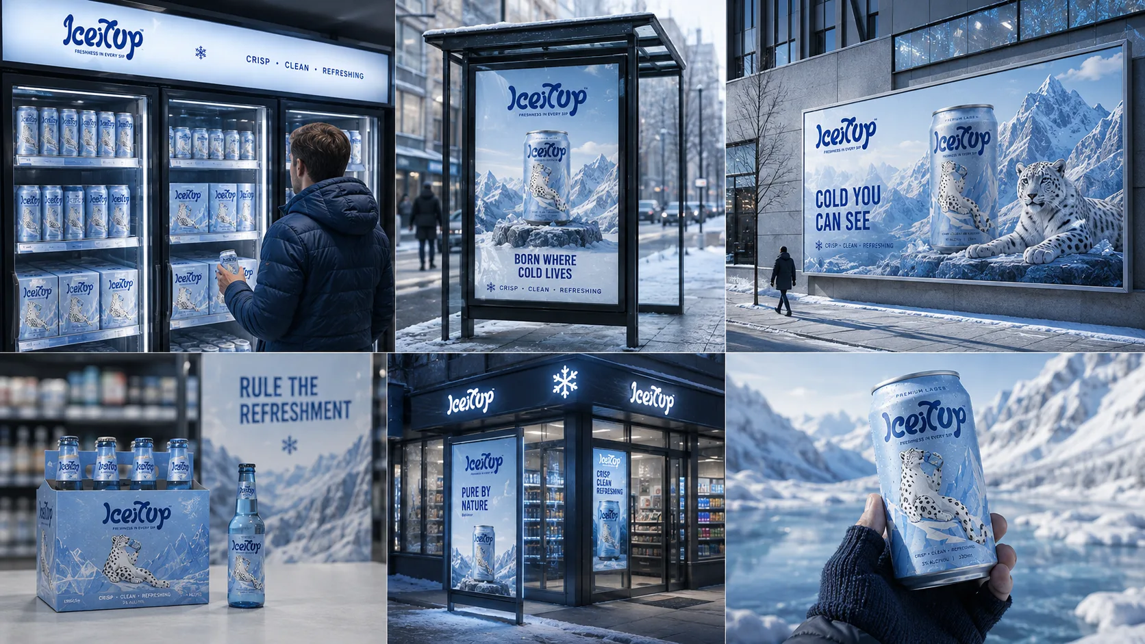 Iceitup — Packaging Design packaging & visual design mockup 12 by Raghav Chopra